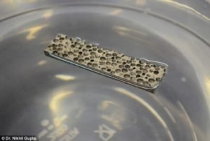 A metal Lighter than water