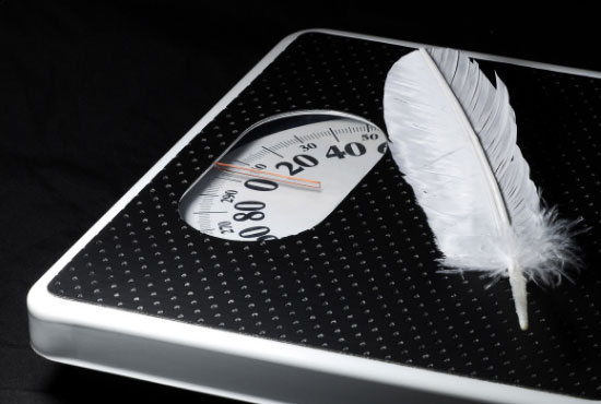 Feather and Weight Scale