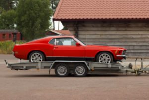 Uhaul Car carrier trailer